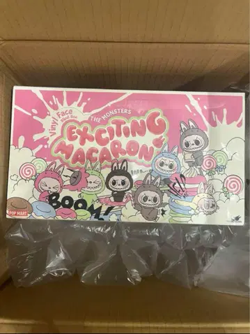 POPMART LABUBU 봉제 인형 마카롱 모듬 박스 새상품