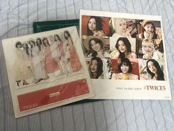 #TWICE5 A판 아크릴 스탠드 & 메가 재킷 세트