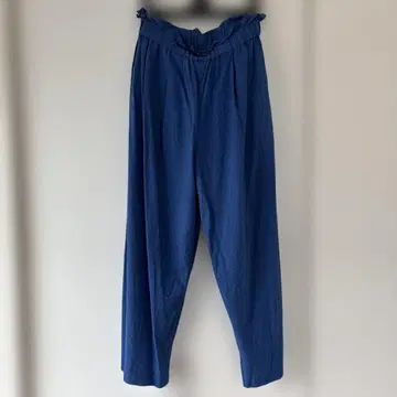 JOURNAL STANDARD 워셔블 와이드 팬츠 블루 38