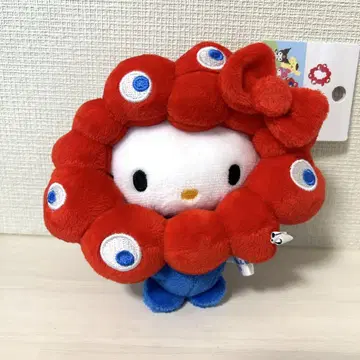 산리오 헬로키티 변신 봉제 인형 미야쿠미야쿠 오사카 간사이 엑스포 키티