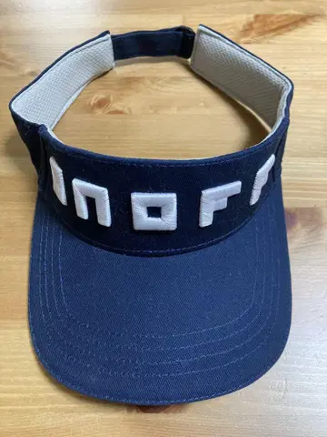 온오프 선바이저 네이비 onoff 골프 낚시