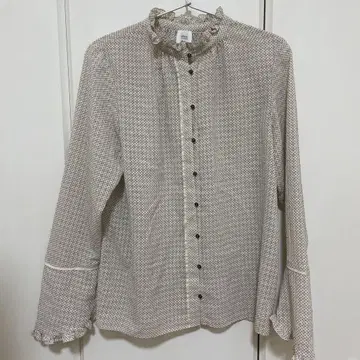 ienalaboucle 도트 블라우스