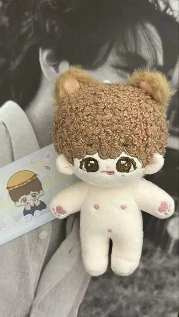 곰 귀 테테(viki) 봉제 인형 10cm