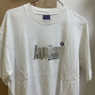 AapeTeam 화이트 티셔츠