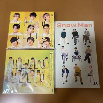 Snow Man HELLO HELLO 초회판 A.B 팬클럽 뉴스레터