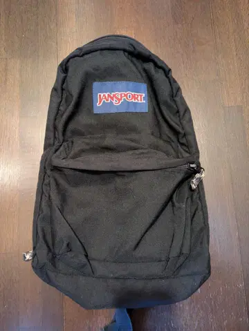 JANSPORT 블랙 백팩