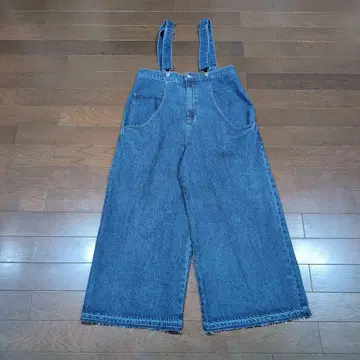 완판템 루카 레이디 랙 루카 프린지 와이드 데님 살로펫