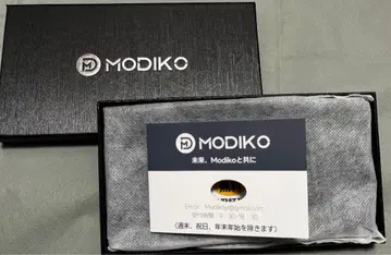 [Modiko] 지갑 남성용 슬림한 천연 가죽 17.5cm 미사용