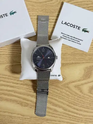 LACOSTE 라코스테 2010683 쿼츠 블루 다이얼 남성용 워치
