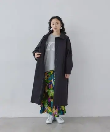 manana 빅 실루엣 스텐카라 코트