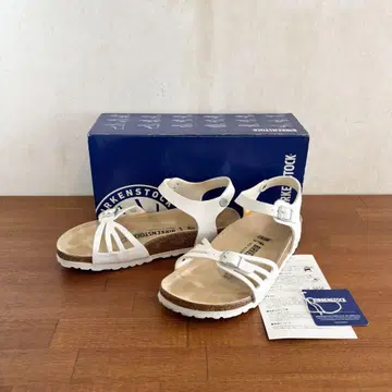 새상품급 버켄스탁 발리 24.5cm 화이트