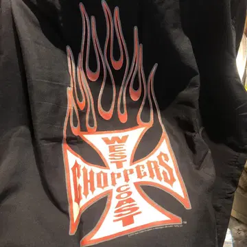 03'WEST COAST CHOPPERS 반팔 워크 셔츠 REDKAP L