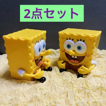 스펀지 밥 가동식 피규어 2개 세트