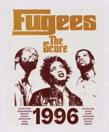 FUGEES 푸지스 로린 힐 티셔츠 R&B 서울 싱거 화이트