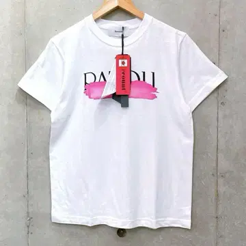 [택 포함] PAxxU 티셔츠 S 사이즈 화이트 미카레미카레
