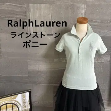 랄프 로렌 폴로 셔츠 XS 큐빅 빅 포니 파스텔 그린