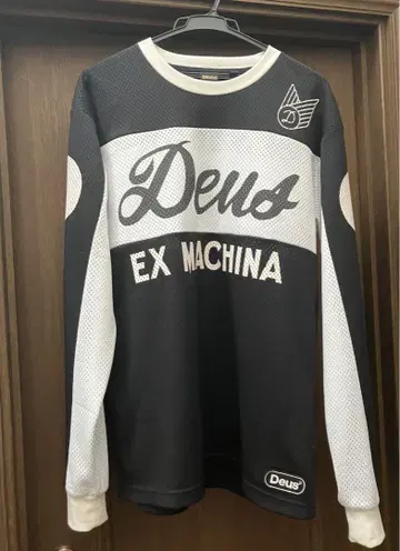 DEUS 메쉬 긴팔 티셔츠 M SABER MOTO JERSEY