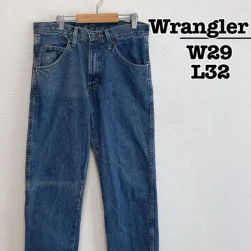 Wrangler 데님 팬츠 청바지 W29 L32 블루 니카라과산