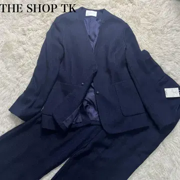 THE SHOP TK 셋업 M 사이즈 노카라 자켓 팬츠 M
