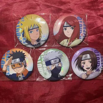 오비토 카카시 미나토 쿠시나 린 오로라 캔뱃지 NARUTO 한정판