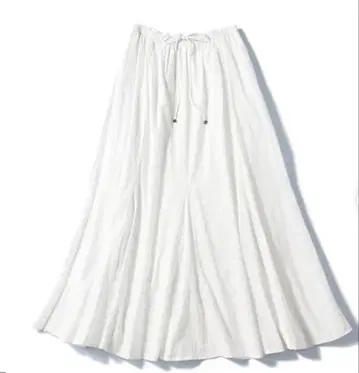 화이트 플레어 스커트 12closet