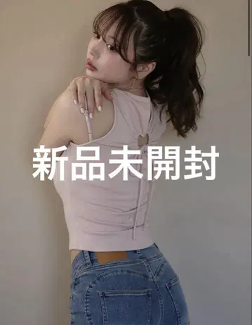 andmary Heart point tops pink 앤드 마리