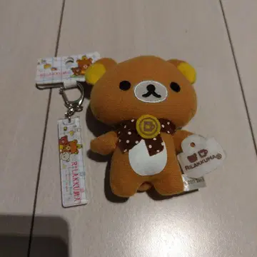 리락쿠마 카페 타임 마스코트 키링 아크릴 키링
