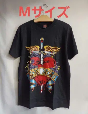 밴딩 티셔츠 BON JOVI 본 조비 M 사이즈