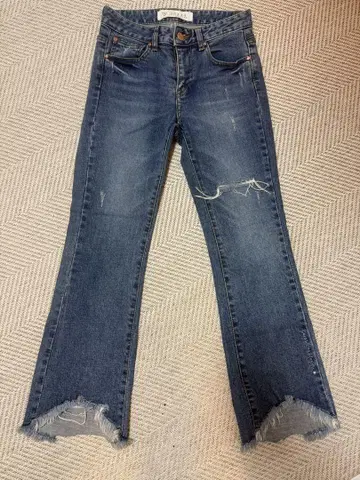 GUESS 부츠 컷 데님 다크 블루
