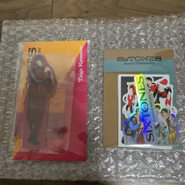 SixTONES 스티커 세트  교모토 타이가 아크릴 스탠드