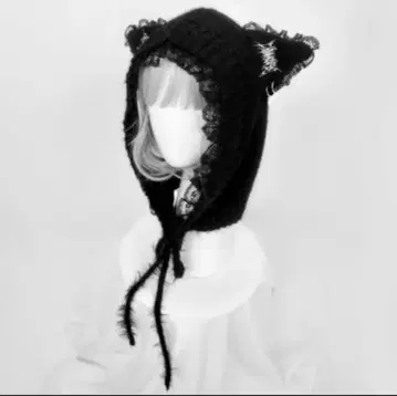 Dimmoire [디모어] Evil Cat 후드 BLACK
