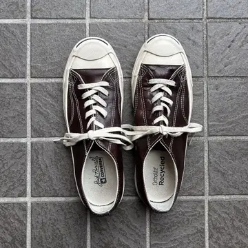 CONVERSE 잭 퍼셀 브라운 가죽 잭 퍼셀