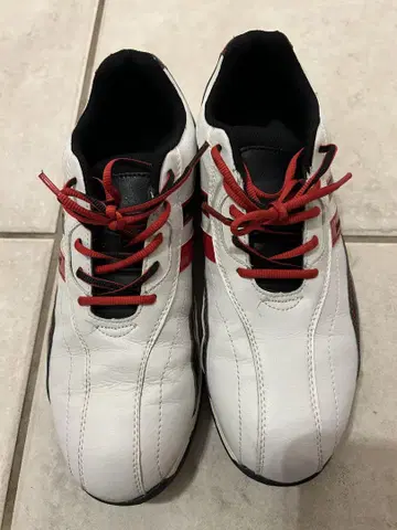 Kissmark 골프화 화이트/레드 27cm