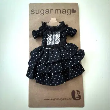 브라이스 아웃핏 sugar mag 도트 프릴 드레스 미사용 새상품