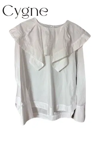 cygne 시뉴 빅 칼라 블라우스 시로 사이즈 프리