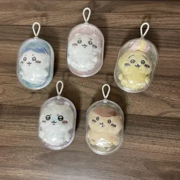 치이카와 (먼작귀) 앉은 봉제 인형 마스코트 5개 세트