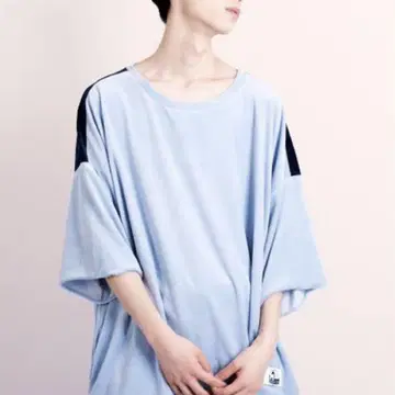 하라페코 상점 harapeco 벨로아 Eve 바이컬러 티셔츠 색스 M