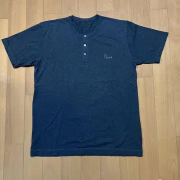 Papas 파파스 다크 그레이 헨리넥 티셔츠 L 사이즈