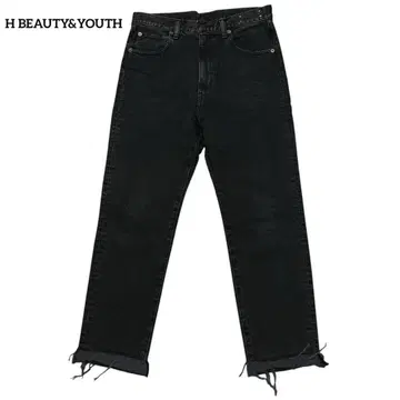 H BEAUTY&YOUTH FADED BLACK DENIM 5P 팬츠 M