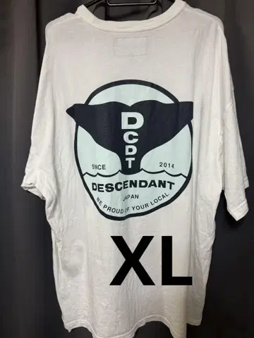 DESCENDANT DCPT 로고 티셔츠 XL 사이즈 화이트