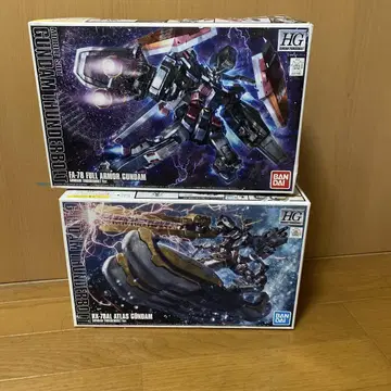 HG F-78 풀 아머 건담 & RX-78AL 아틀라스 건담