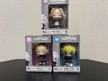 YURAYURA HEAD 피규어 3종 세트 도쿄 리베저즈
