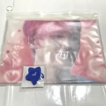 NCT THEMOMENTUM 헤찬 부채 액세서리 슬로건