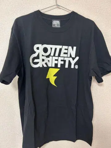 ROTTEN GRIFFTY 블랙 티셔츠 L 사이즈 KORIYAMA 024