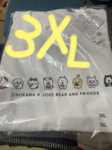 나가노 유니클로 티셔츠 3XL 미사용 새상품 정품 치이카와 (먼작귀)