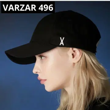 VARZAR 즈타드 로고 오버 핏 볼 캡 496 실버 로고
