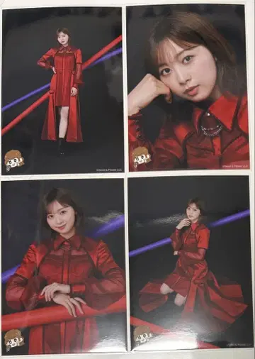 토미타 스즈카 브로마이드 13th 히라가나 라이브 빨간색 의상 컴프