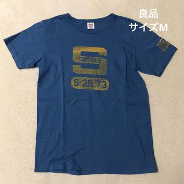 BARNS OUTFITTRS 티셔츠 반팔 싱글 스티치 스카이블루