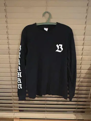밴딩 티셔츠 BRAHMAN 브라만 긴팔 셔츠 블랙