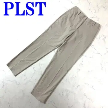 PLST 플라스테 슬랙스 팬츠 베이지 폴리에스테르 M C3715